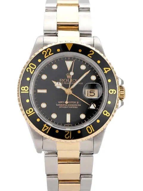 Rolex GMT-Master II Edelstahl Gelbgold 16713
