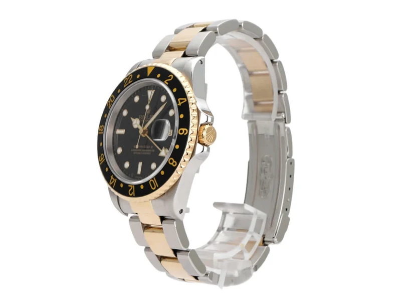 Rolex GMT-Master II Edelstahl Gelbgold 16713