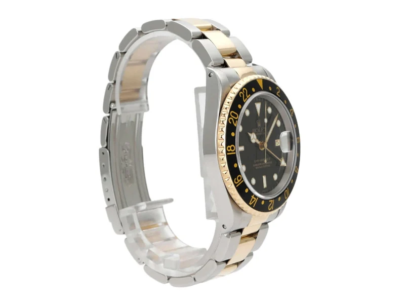 Rolex GMT-Master II Edelstahl Gelbgold 16713
