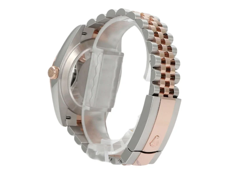 Rolex Datejust 41 Edelstahl Everose-Gold 126331 Choco Diamant Jubile-Band