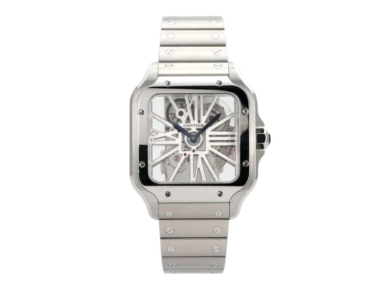 Cartier Santos de Cartier skelettiert großes Modell WHSA0015