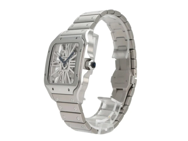 Cartier Santos de Cartier skelettiert großes Modell WHSA0015