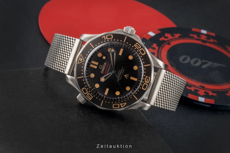 Omega Seamaster titanium automatic men's watch 210.90.42.20.01.001 LP: 10900EUR [2604135]