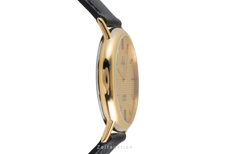 Omega De Ville gilt / steel quartz men's watch 191.0092 Vintage [2603882]