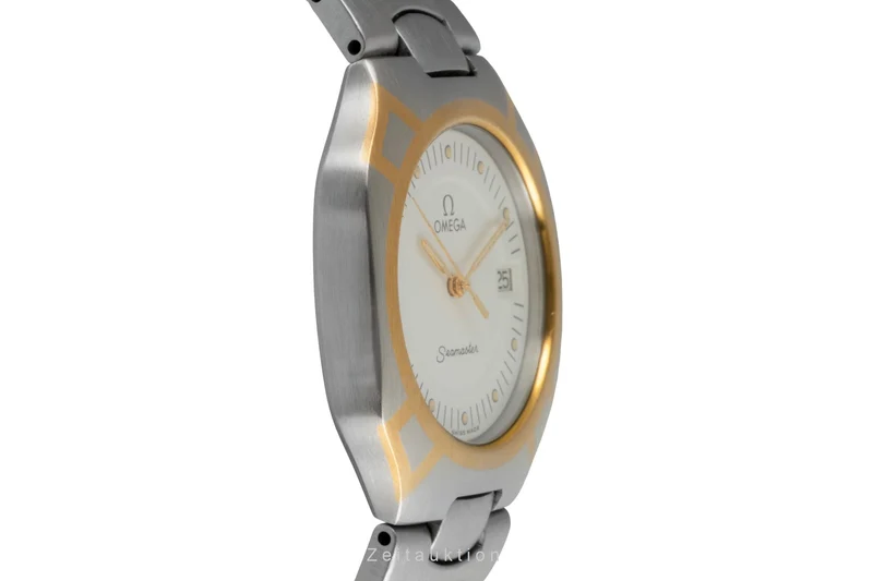Omega Seamaster steel / gold quartz men's watch 396.1022 Vintage [2604001]