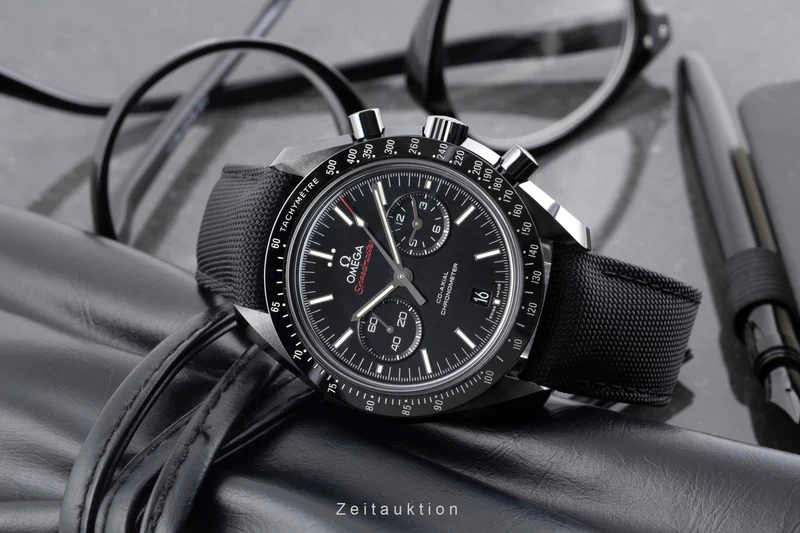 Omega Speedmaster Moonwatch chronograph ceramic automatic men's watch 311.92.44.51.01.007 LP: 13900EUR [2603049]