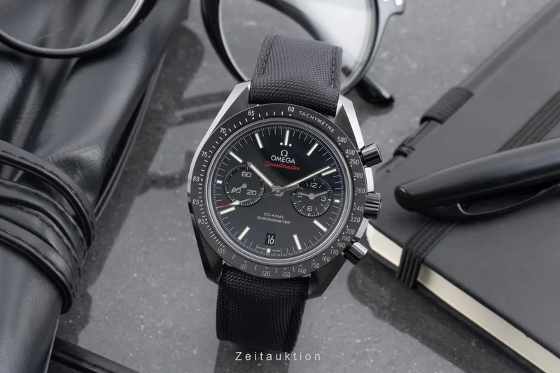 Omega Speedmaster Moonwatch chronograph ceramic automatic men's watch 311.92.44.51.01.007 LP: 13900EUR [2603049]
