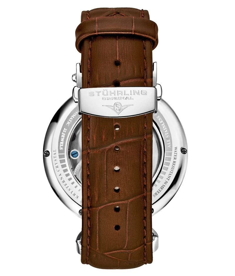 Stührling Modena Dual Time Automatic 4033 46mm Skeleton
