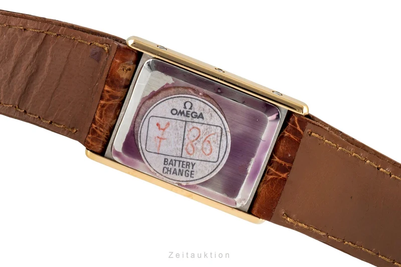 Omega De Ville steel / gold quartz women's watch 591.0264 Vintage [2603881]