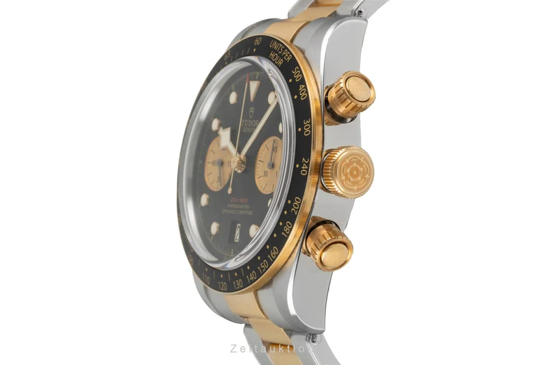 Tudor Black Bay chronograph steel / gold automatic men's watch M79363N-0001 LP: 9790EUR [2604006]