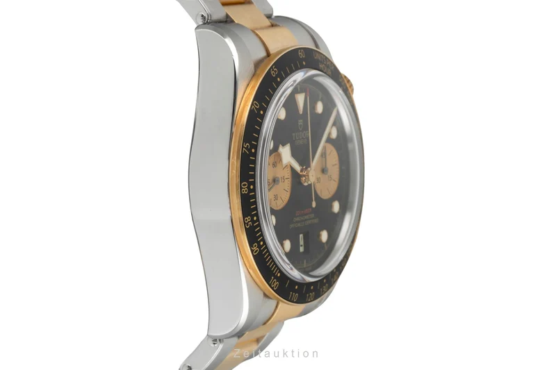 Tudor Black Bay chronograph steel / gold automatic men's watch M79363N-0001 LP: 9790EUR [2604006]