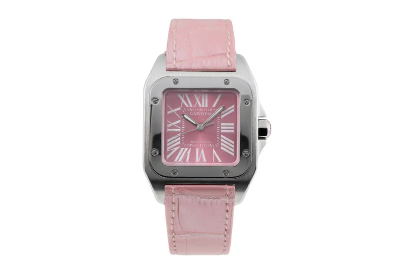 Cartier Santos 100 steel automatic women's watch W20133X8, 2878 [2603957]