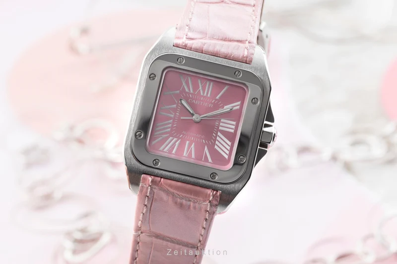 Cartier Santos 100 steel automatic women's watch W20133X8, 2878 [2603957]