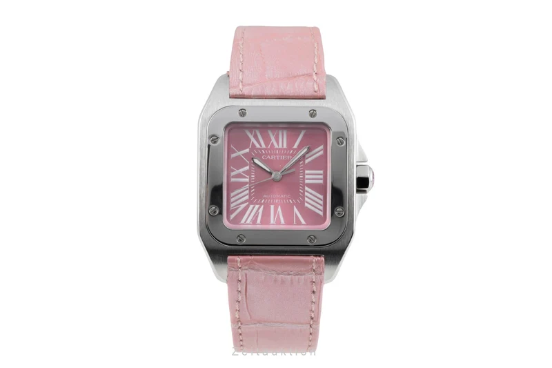 Cartier Santos 100 steel automatic women's watch W20133X8, 2878 [2603957]