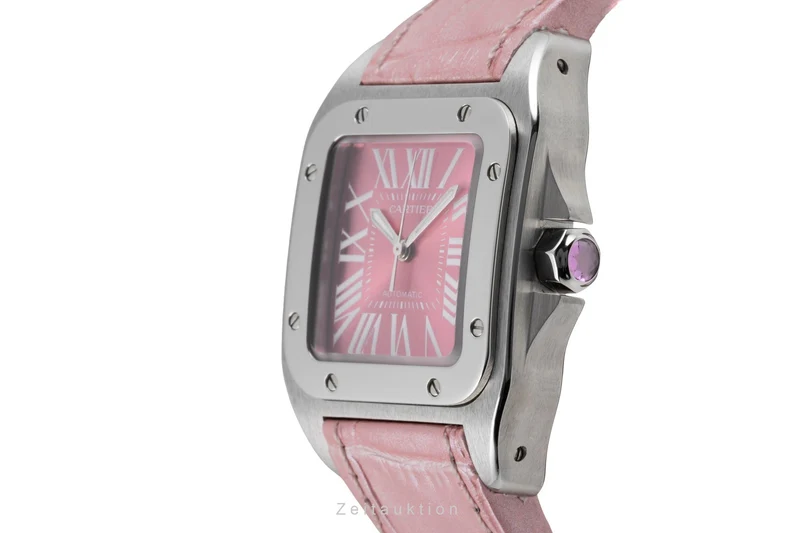 Cartier Santos 100 steel automatic women's watch W20133X8, 2878 [2603957]