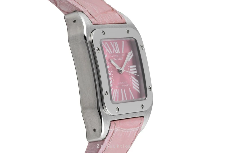 Cartier Santos 100 steel automatic women's watch W20133X8, 2878 [2603957]