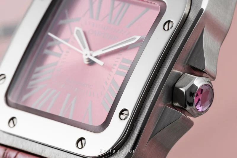 Cartier Santos 100 steel automatic women's watch W20133X8, 2878 [2603957]