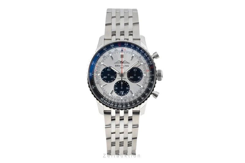 Breitling Navitimer chronograph steel automatic men's watch AB0138241G1A1 LP: 9850EUR [2603981]
