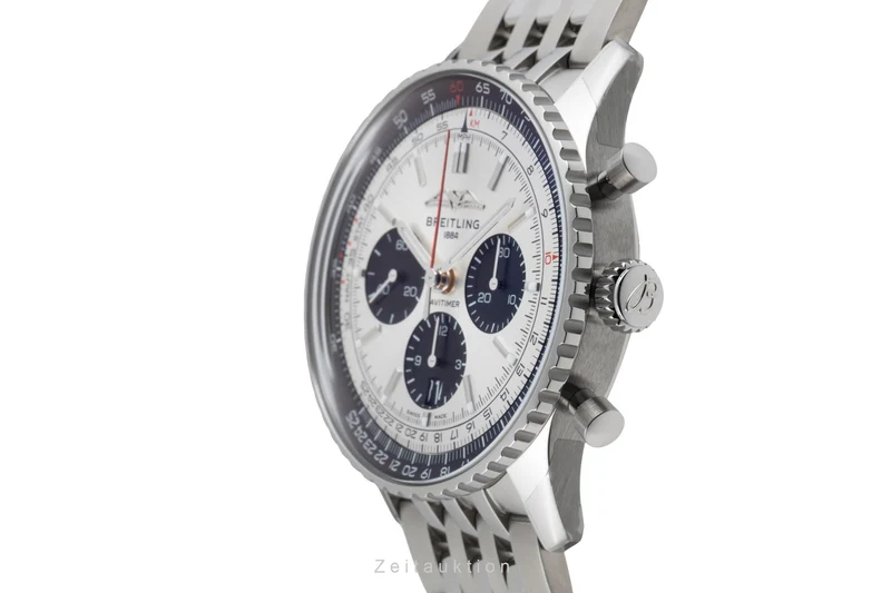 Breitling Navitimer chronograph steel automatic men's watch AB0138241G1A1 LP: 9850EUR [2603981]