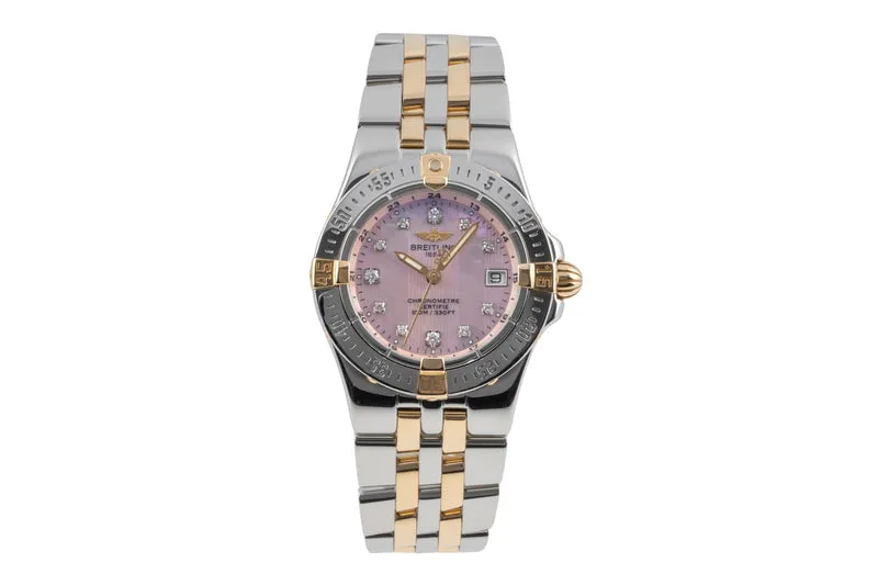 Breitling Starliner steel / gold quartz women's watch B71340 [2604043]