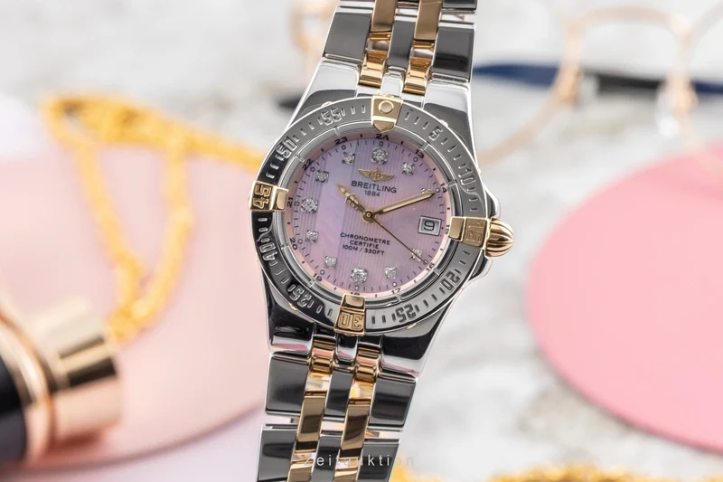 Breitling Starliner steel / gold quartz women's watch B71340 [2604043]