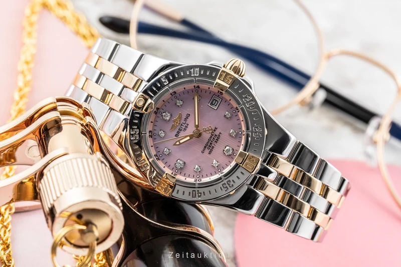 Breitling Starliner steel / gold quartz women's watch B71340 [2604043]