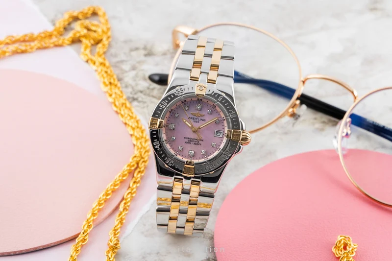 Breitling Starliner steel / gold quartz women's watch B71340 [2604043]