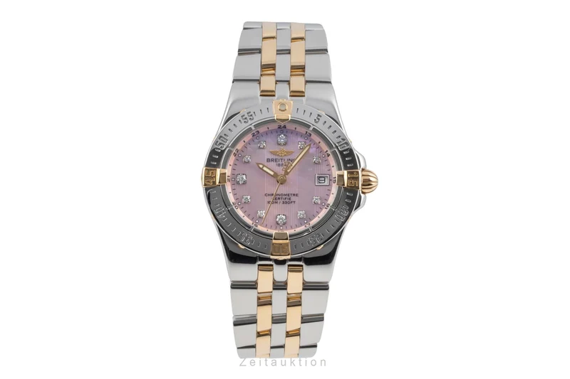 Breitling Starliner steel / gold quartz women's watch B71340 [2604043]