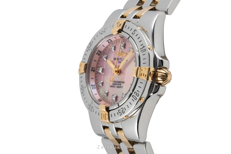 Breitling Starliner steel / gold quartz women's watch B71340 [2604043]