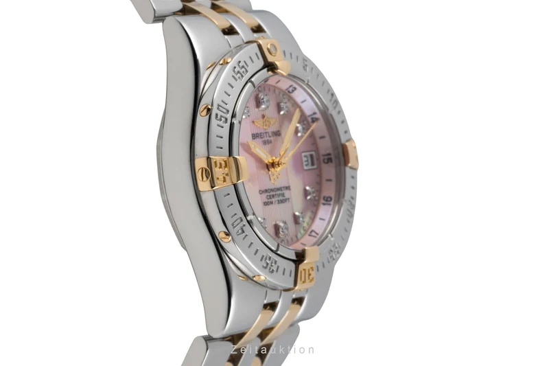 Breitling Starliner steel / gold quartz women's watch B71340 [2604043]