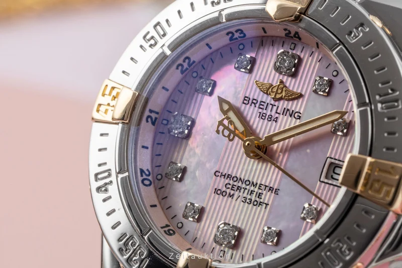Breitling Starliner steel / gold quartz women's watch B71340 [2604043]