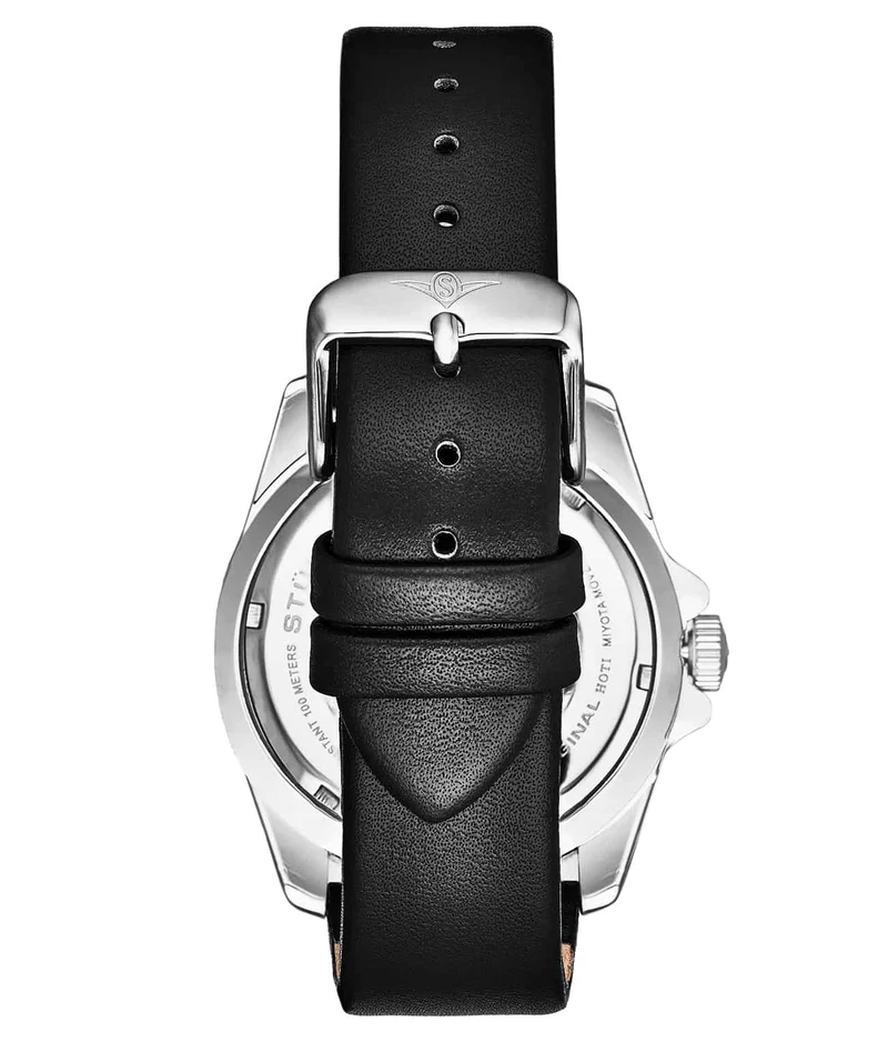 Stührling CarbonWave Japanese Quartz 42mm Dive Watch 4027