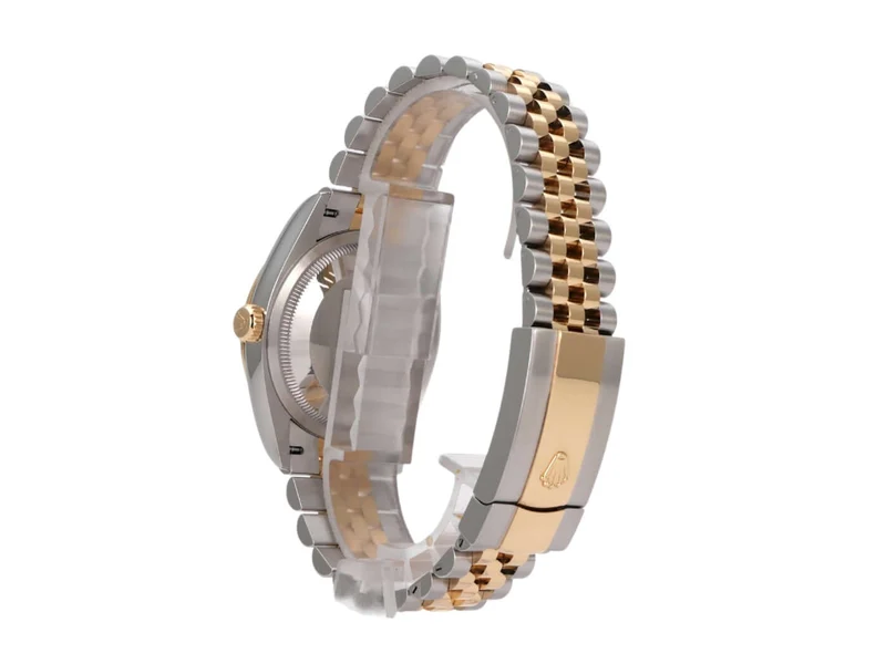 Rolex Datejust 36 Oystersteel Gelbgold 126233 Perlmutt Diamant Jubile-Band