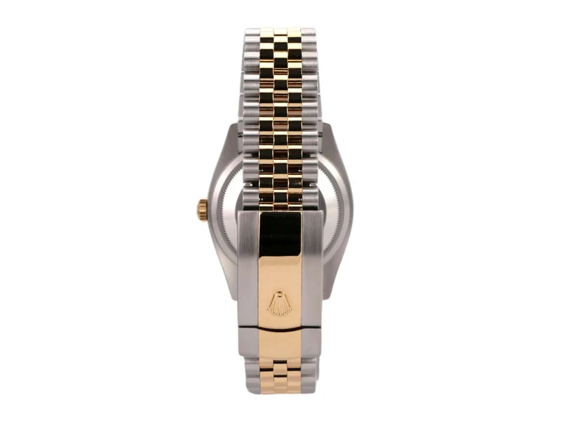 Rolex Datejust 36 Oystersteel Gelbgold 126233 Perlmutt Diamant Jubile-Band