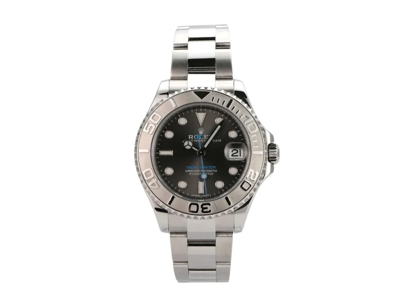 Rolex Yacht-Master 37 Edelstahl Platin 268622 Rhodium
