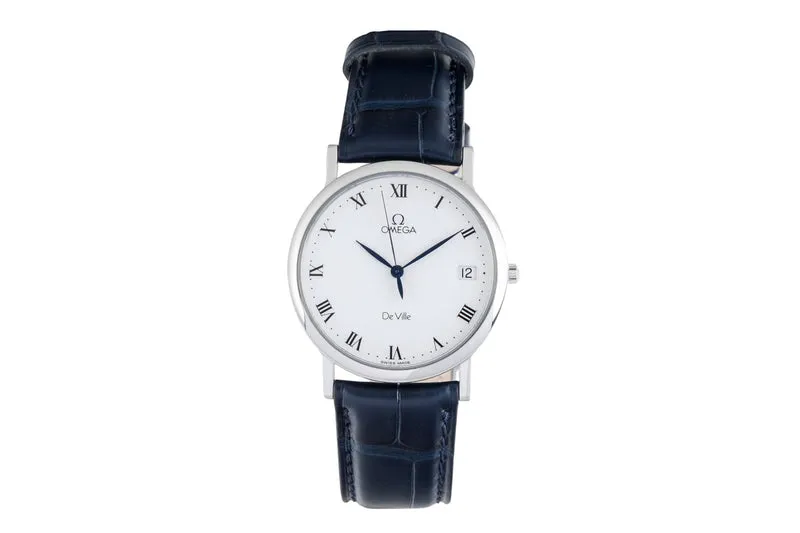 Omega De Ville steel quartz men's watch 196.2432 [2603824]