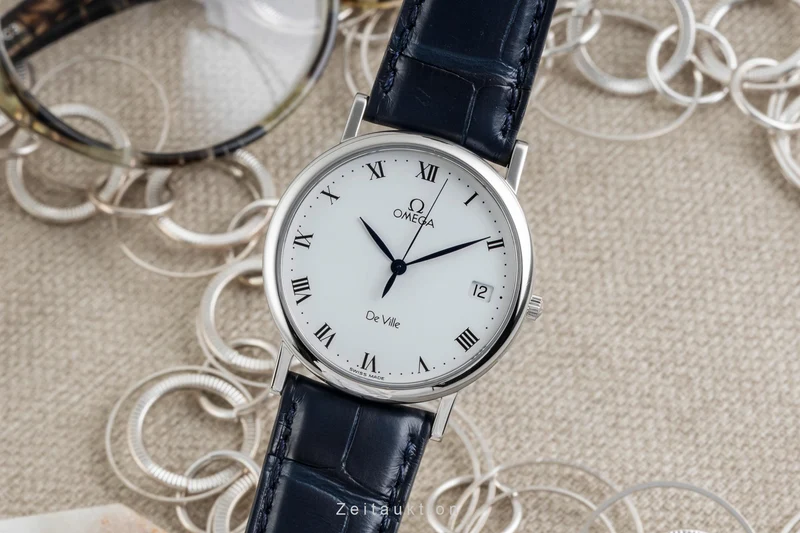 Omega De Ville steel quartz men's watch 196.2432 [2603824]