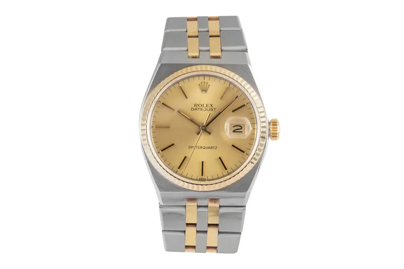 Rolex Oysterquartz steel / gold quartz men's watch 17013 [2603551]