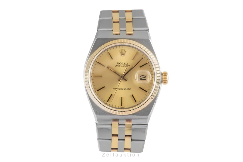 Rolex Oysterquartz steel / gold quartz men's watch 17013 [2603551]