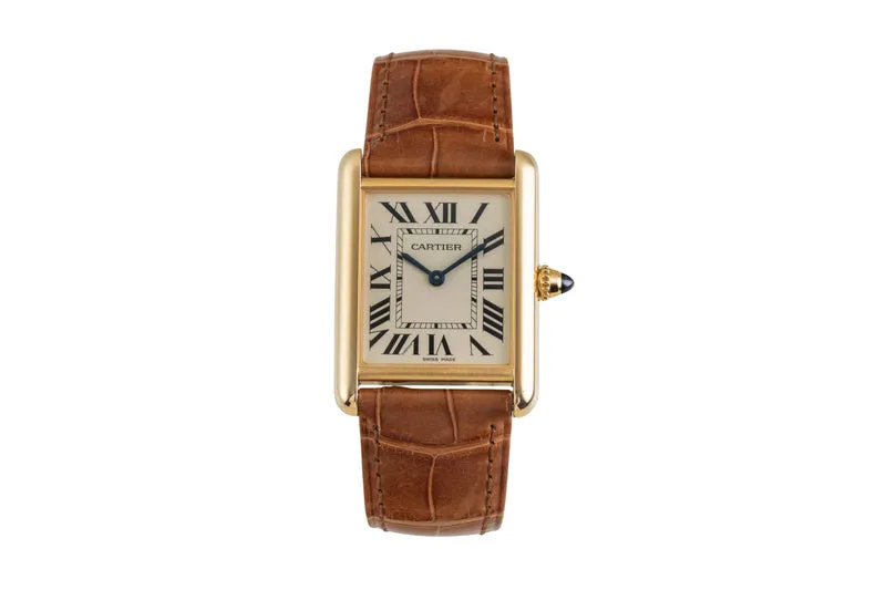 Cartier Tank 18 ct gold quartz unisex WGTA0067 LP: 13600EUR [2603904]
