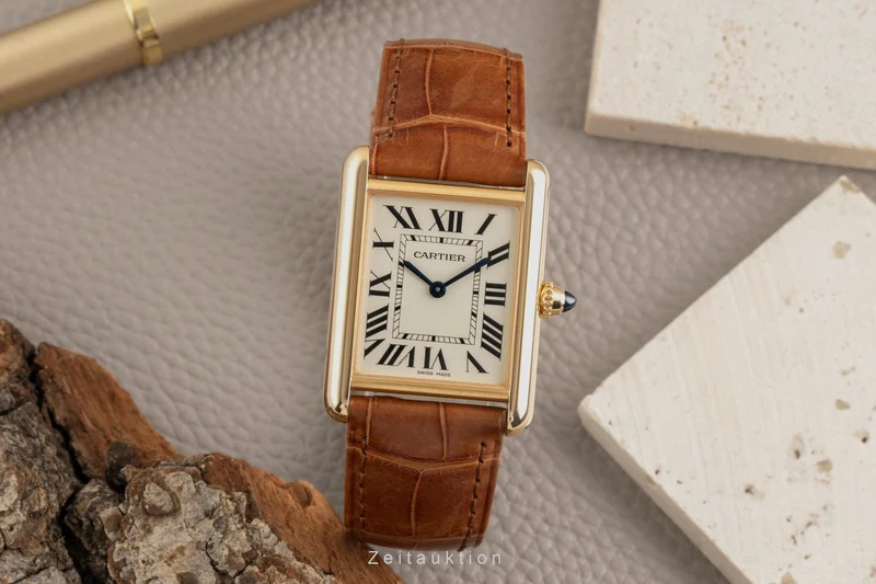Cartier Tank 18 ct gold quartz unisex WGTA0067 LP: 13600EUR [2603904]
