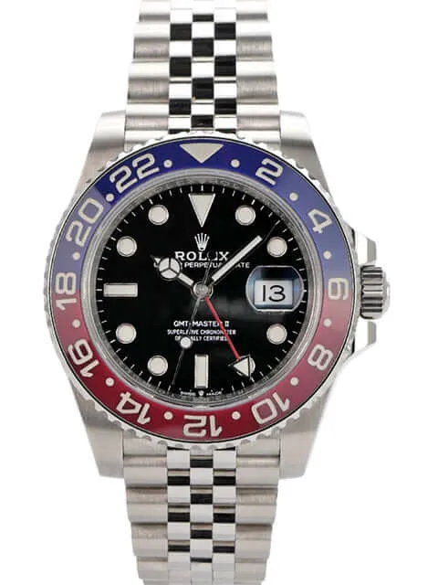 Rolex GMT-Master II Edelstahl 126710BLRO