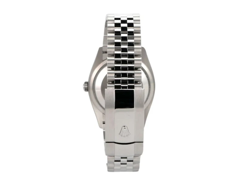 Rolex Datejust 36 Oystersteel 126200 Blau Riffelmuster Jubile-Band