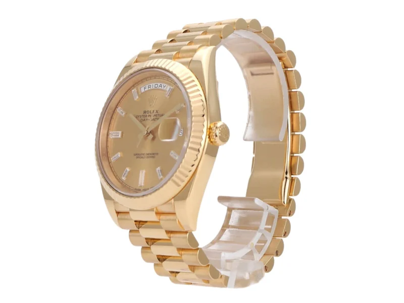 Rolex Day-Date 40 Gelbgold 228238 Champagner Diamant