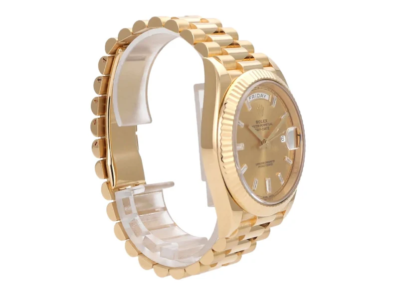 Rolex Day-Date 40 Gelbgold 228238 Champagner Diamant
