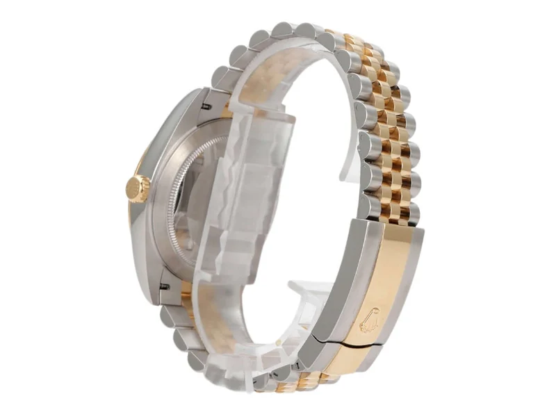 Rolex Datejust 41 Edelstahl Gelbgold 126333 Schwarz Jubile-Band