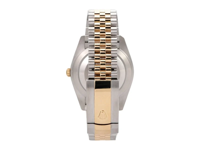 Rolex Datejust 41 Edelstahl Gelbgold 126333 Schwarz Jubile-Band