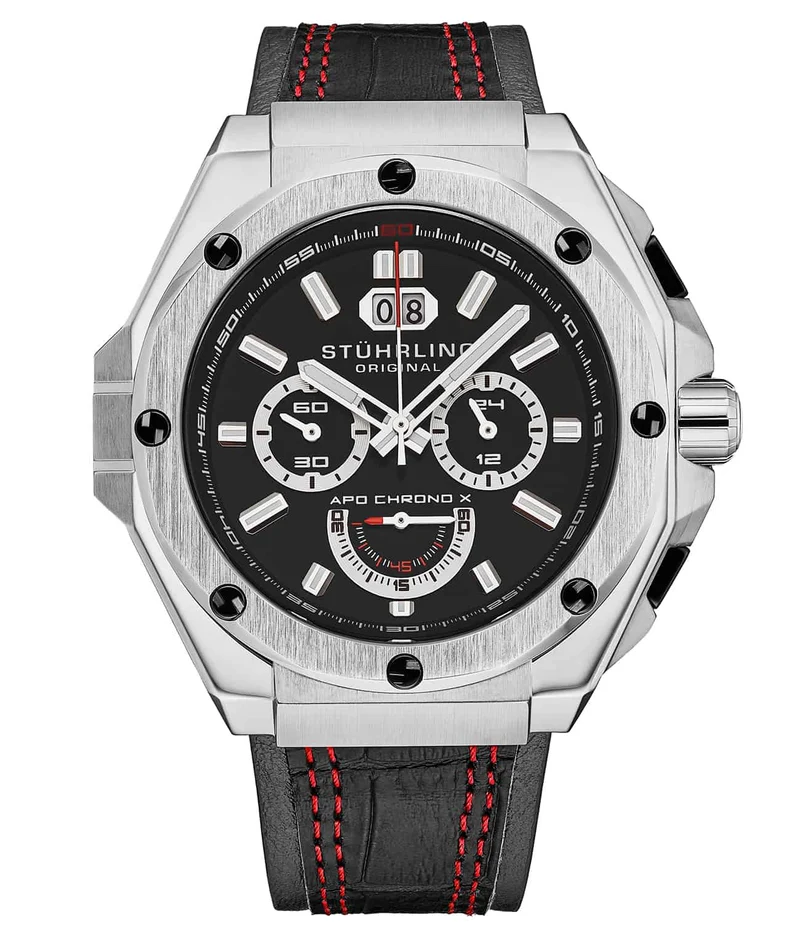 Stührling APO Chrono X 1018 44mm Timepiece
