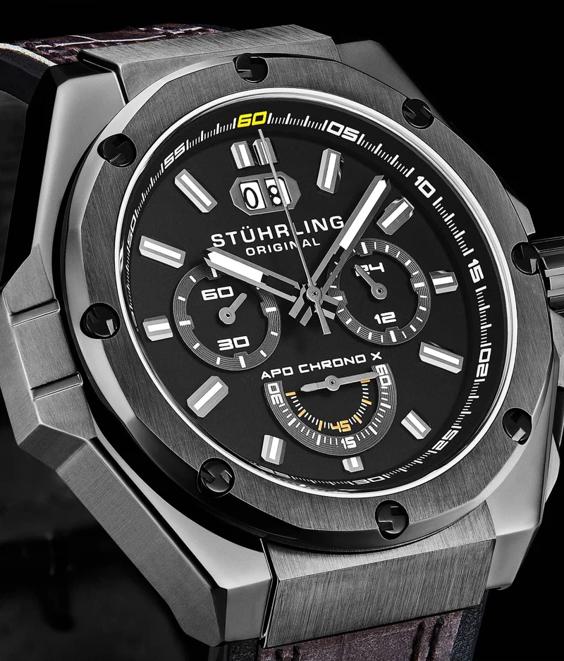 Stührling APO Chrono X 1018 44mm Timepiece