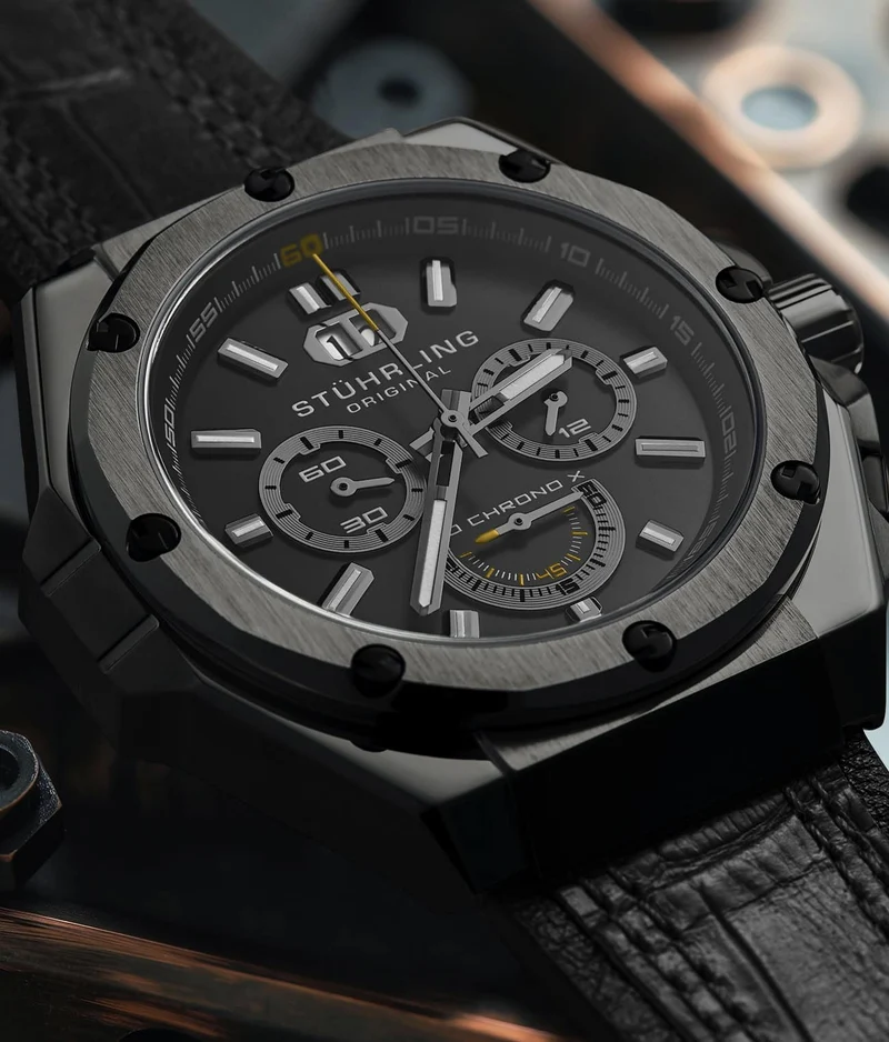 Stührling APO Chrono X 1018 44mm Timepiece